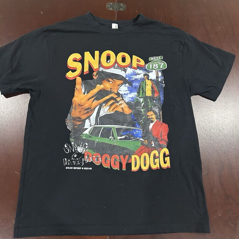 VTG Y2K Snoop Dogg Ecotton Industrial T-shirt 90s Streetwear Retro